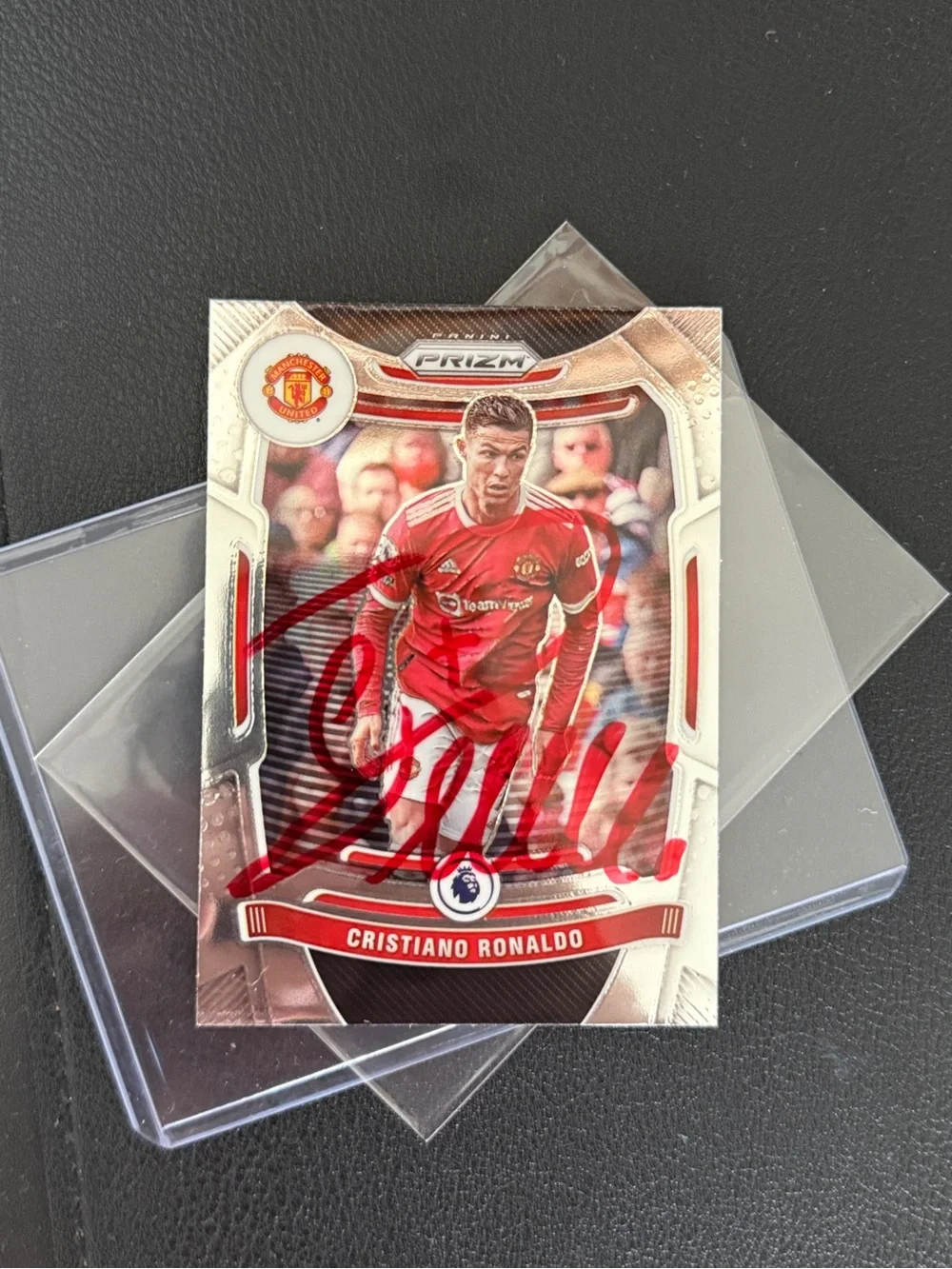 Cristiano Ronaldo Signed Soccer Trading Card - Red